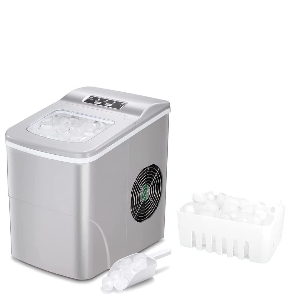 Easy Ice Cube Maker Make 12 kg ice in 24 hrs. | Ice Cube Ready in Just 10 Min | Ice Cube Maker with Ice Scoop and Basket