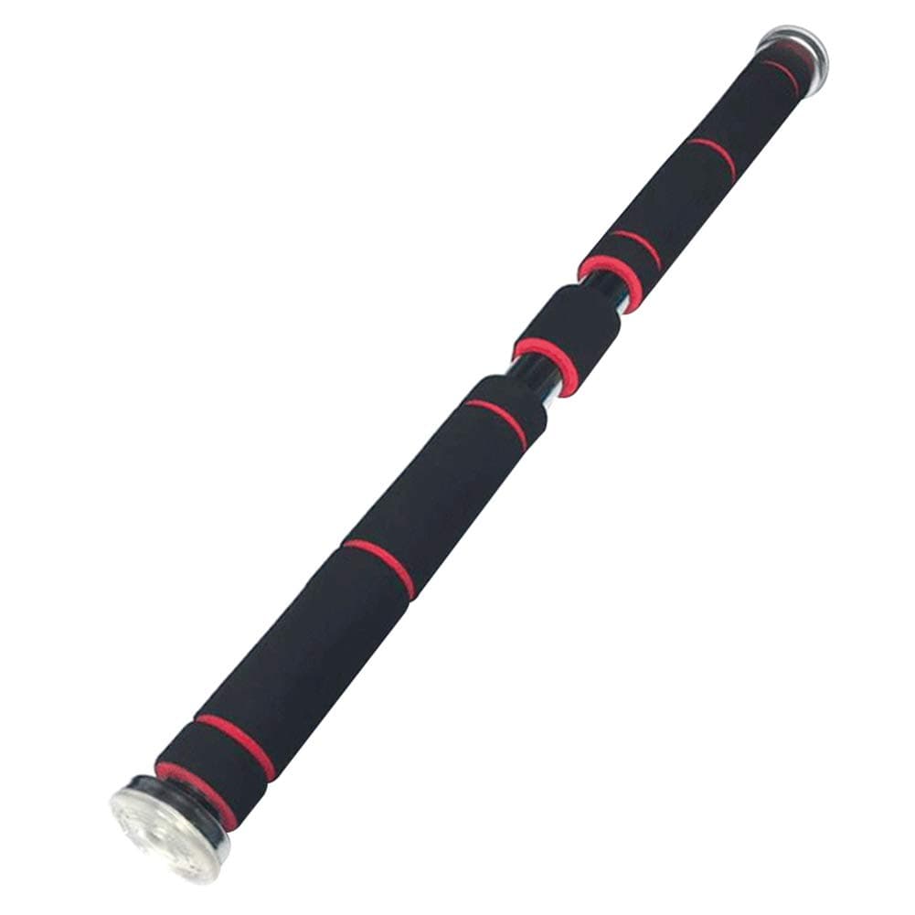 Gogdog Pullup bar door pull-up exercise training bar indoor sports fitness equipments. Black-Red