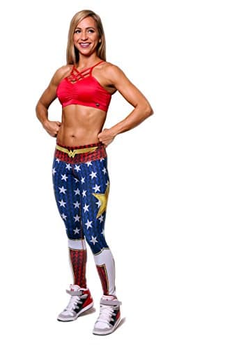 Zoluss Superhero Leggings Activewear Yoga Pants Pilates Women Tights Superheroes