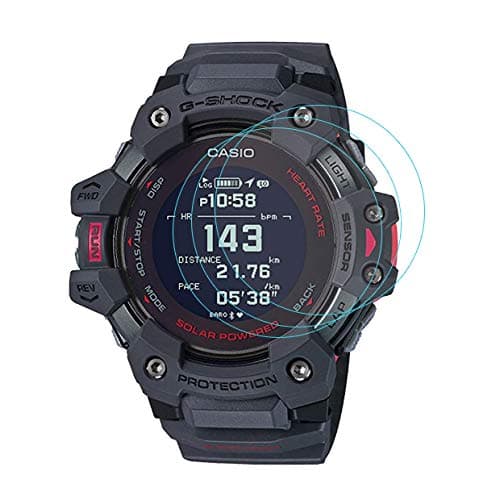 XinhewongXinhewong 3-Pack compatible with CASIO GBD-H1000 Screen Protector Tempered Glass compatible with CASIO G-Shock GBD-H1000 Smartwatch [2.5D 9H Hardness][Anti-Scratch]