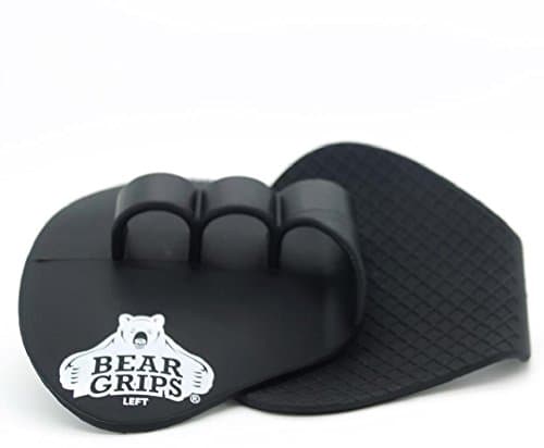 Bear Grips Workout Grips Added 3.5mm Thickness to Tone arms, take Stress Off Joints, use More Biceps, Triceps, forearms Better Grip Than Workout Gloves. Multi-Colors. Black Small. Sold in Pairs.