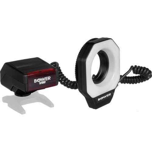 Bower SFDRF Digital MACRO Ring Light Flash for Nikon, Canon, Pentax and Olympus Digital and 35mm SLR Cameras