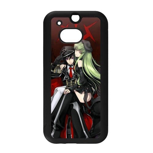 MeowStore Japanese Cartoon Code Geass Lelouch Lamperouge C.C Phone Case For HTC ONE M8 Black