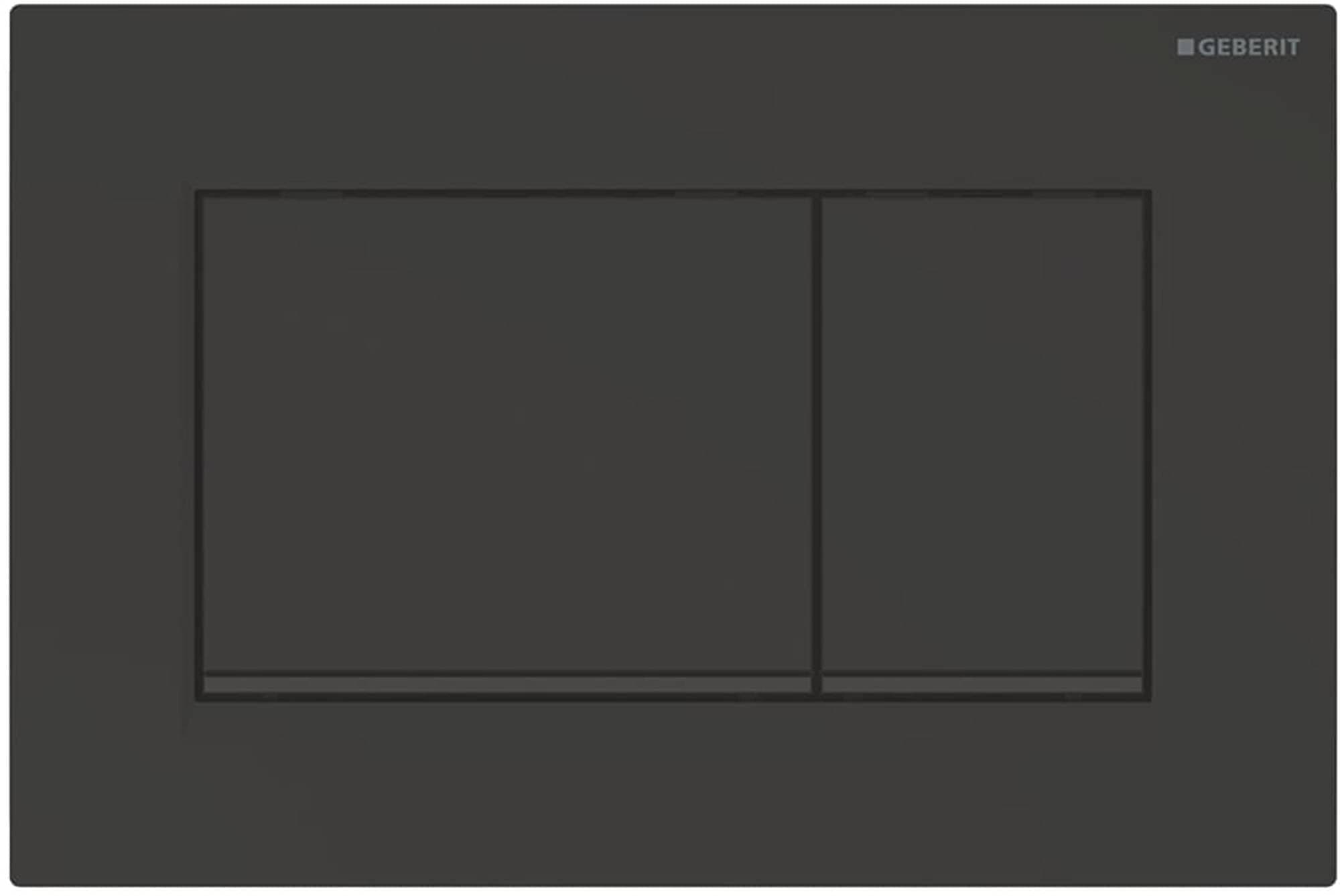 Control Plate Sigma30 115.883.16.1, for 2 Quantities, matt Black, Black 115883161