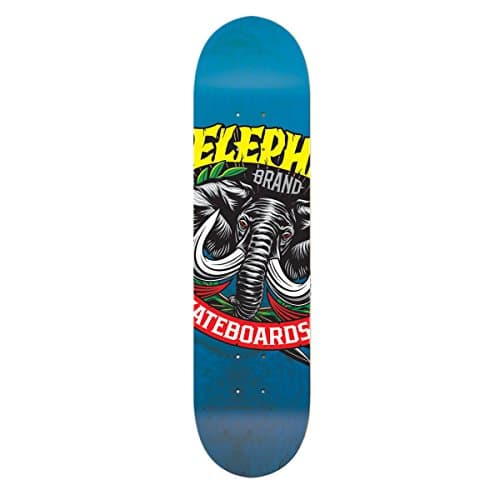 Elephant Brand Skateboards Large Logo Skateboard Deck, 8.5 x 32.5-Inch