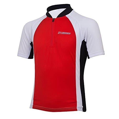 21 Virages Kid's Dave Cycling Jersey - Blue/White, 6 Years