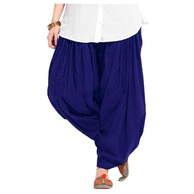 Woman's Plain Cotton Salwar Free Size || Plain Patiala || SEMI Patiala Pants || Solid Cotton