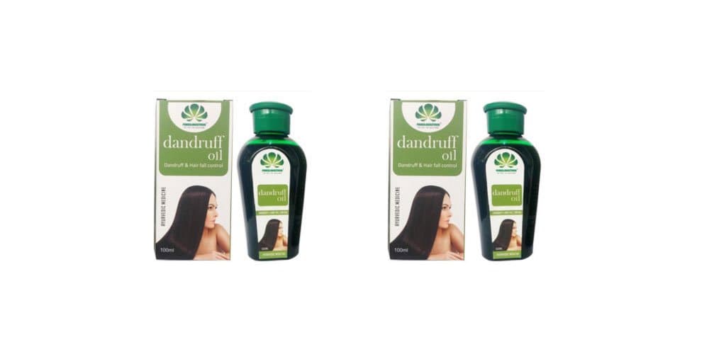 Pankajakasthuri Dandruff Oil - For Dandruff & Hair Fall Control - 100ml Pack of 2