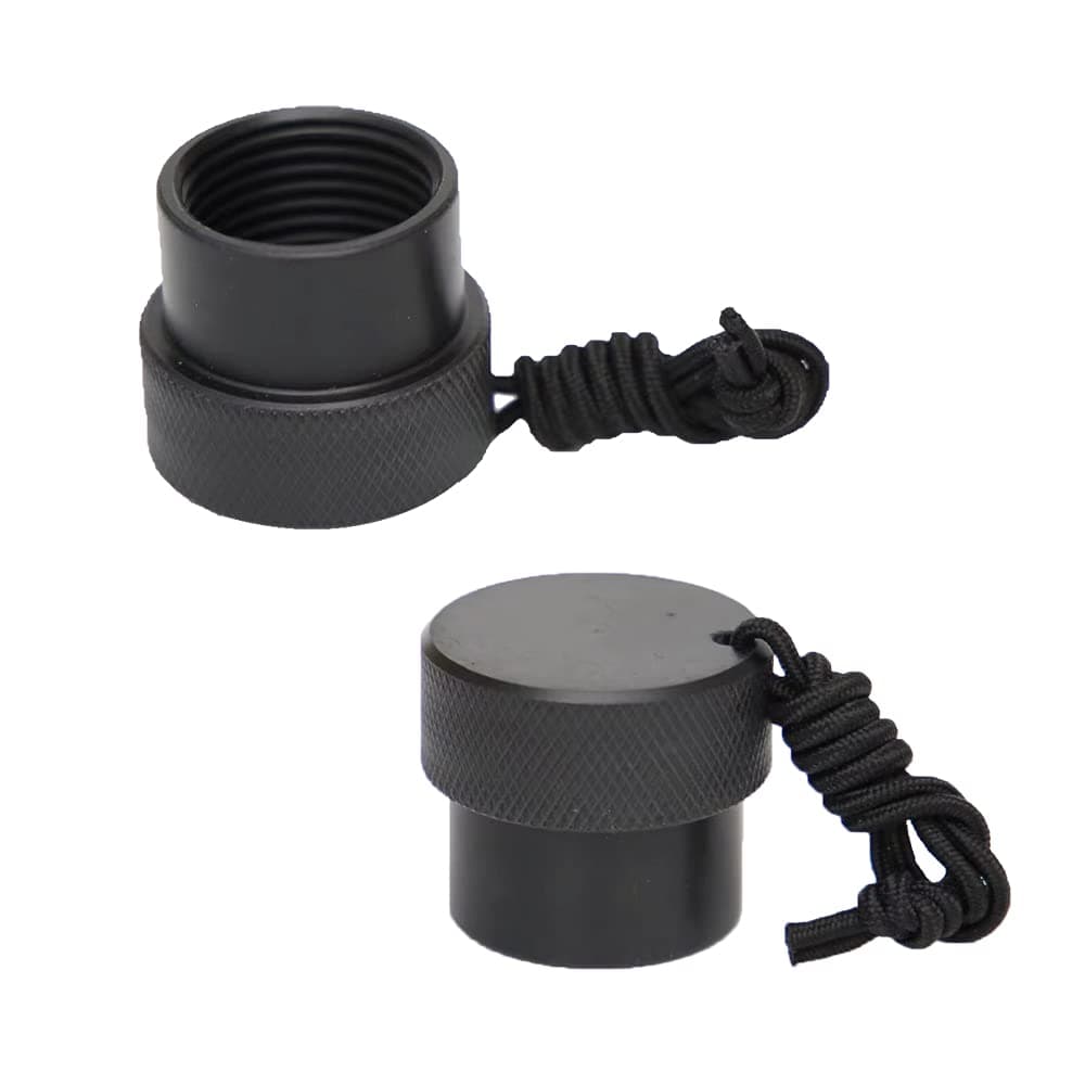 2 Pcs Diving Dust Cap Din 1st Stage DIN Regulator Tank Valve Threaded Dust Plug Protector Cap for Scuba Tank Valve End Cap