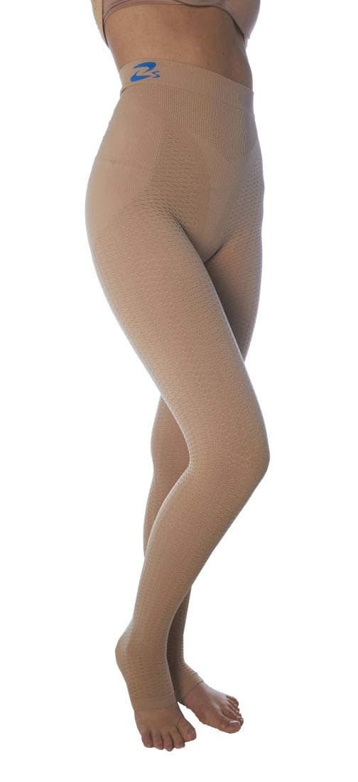 CzSalus Flat knit Lipedema, Lymphedema support slimming compression leggins (Kl1 18-21 mmHg)