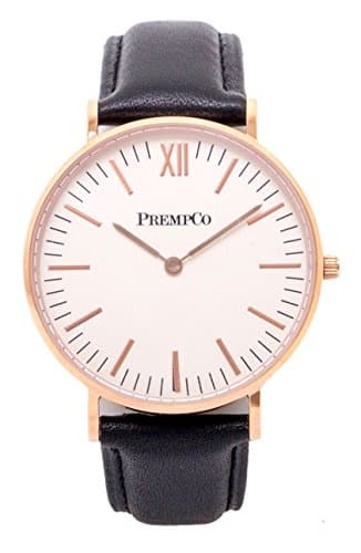 Nobel – Ladies Watch – Ivory White – Rose Gold – Quick Change Watch Wrist Band in Black