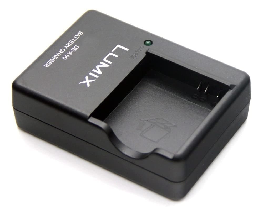 DE-A60 A60 A60B Battery Charger Compatible with Panasonic Camera LUMIX DEA60 DMW-BCF10 BCF10E BCF10PP CGA-S/106D S/106C F3 FH22 FS15 FH1 Camera Battery Power Supply