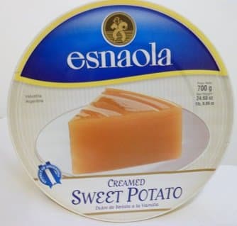 esnaola Sweet Potato Dulce de Batata a la Vainilla 700g (24.69 Oz)