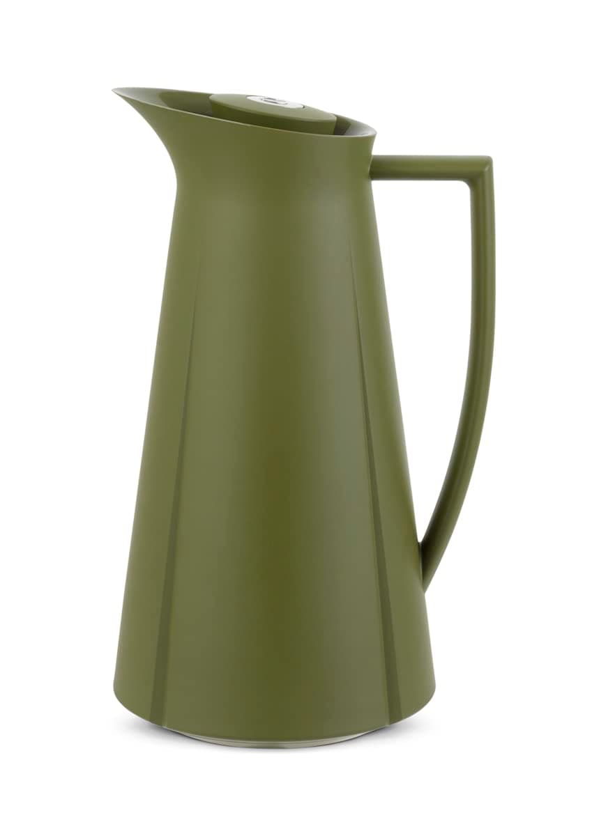 Rosendahl Grand Cru Insulated Jug 1.0 Litre Classic Design Button Function Olive Green