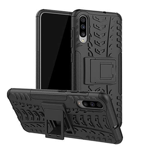 STARZ for Samsung Galaxy A70 Heavy Duty Shockproof Military Grade Armor Dual Protection Layer Hybrid Kick Stand Back Cover Case