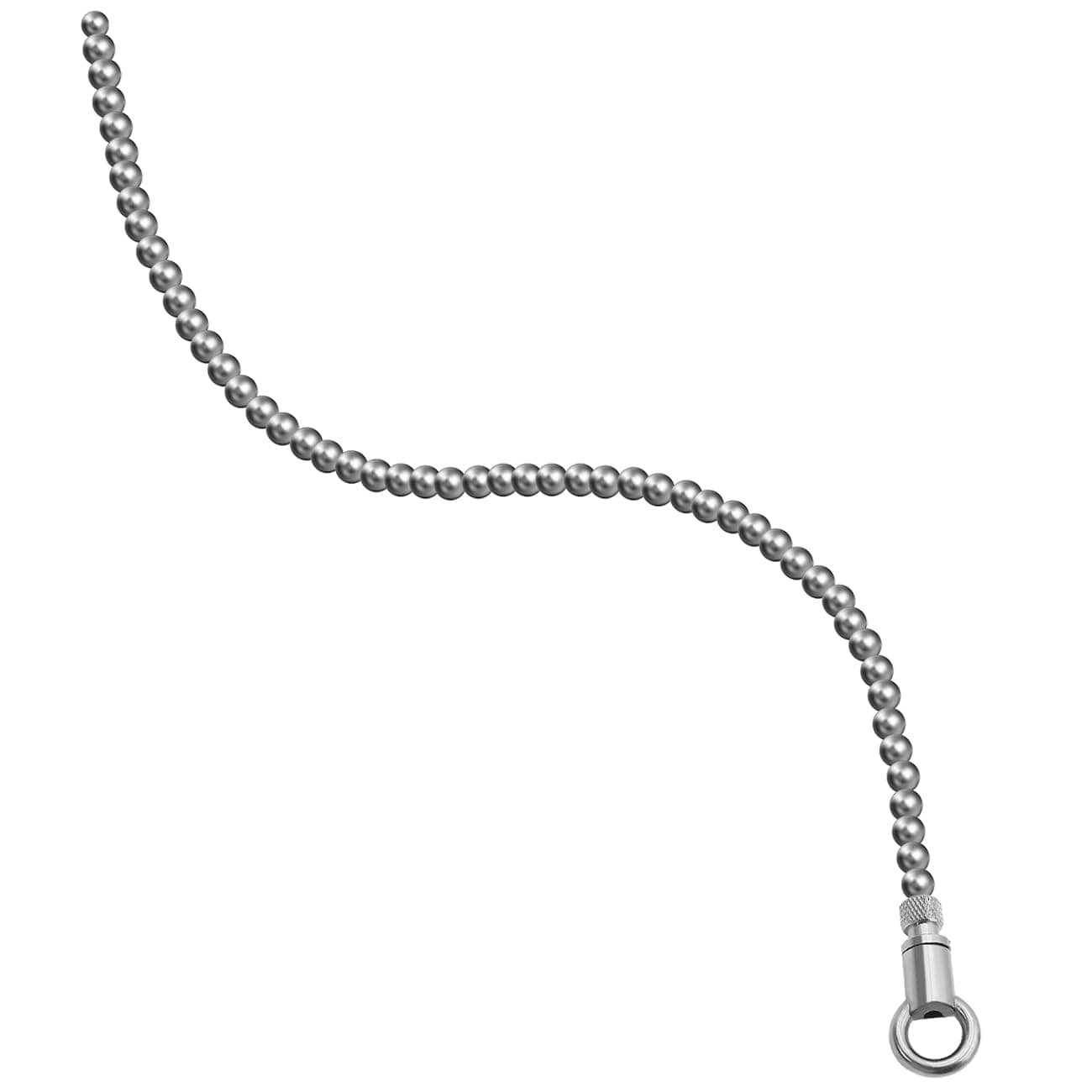 Urethral Sounds Stainless Steel Beads Catheter Dilator 11.81" Smooth Penis Insert Stimulation Urethral Sounding Toys Catheter Stretching Male Masturbation Rod(7mm)