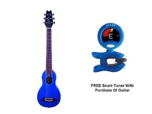 Washburn Rover Steel String Travel Acoustic Guitar (BLUE)*FREE SNARK TUNER*