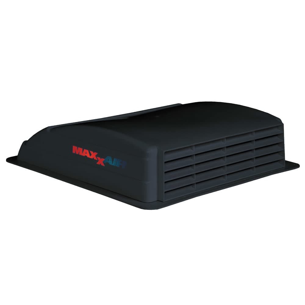 MAXXAIR 00-03750 Mini Air Vent, Non-Powered, 10.5" Internal Opening with Manual Closing Baffle, Black