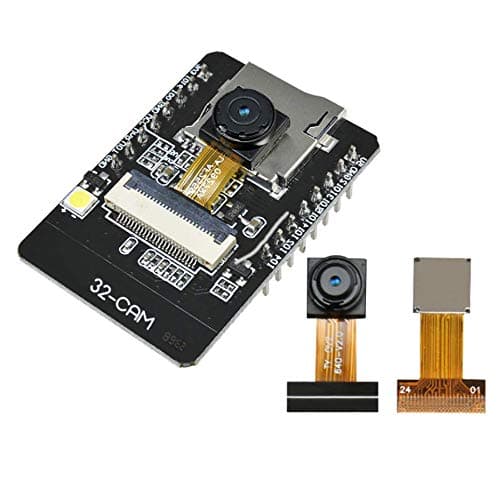 KeeYees 1 Set Camera WiFi + Bluetooth Module 4M PSRAM Dual-core 32-bit CPU Development Board with OV2640 2MP Camera Module Support Image WiFi Upload