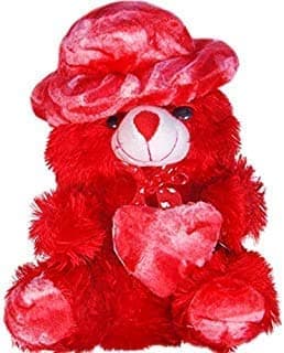 SARIKA TOYS 2 Feet Very Cute and Beautiful Soft Toy Teddy Bear for Girls / Kids / Gifting / Valentine / Anniversary / Birthday (60) (Cap Red)