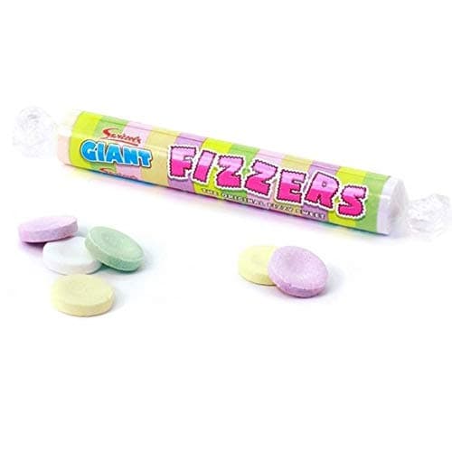 Swizzels Matlow Giant Fizzers Rolls, 5 Packs