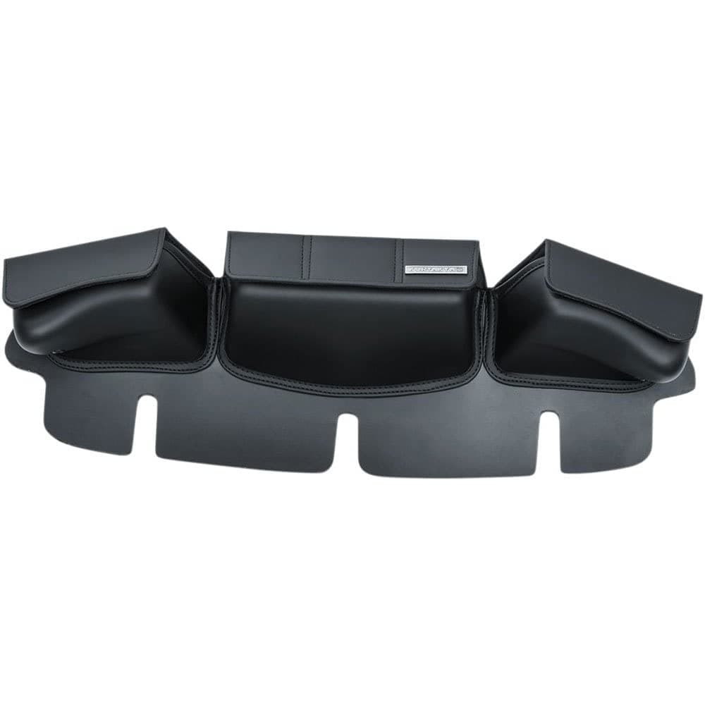 5212 Batwing Fairing Storage Pouch Bag with Magnetic Closures for 1996-2013 Harley-Davidson Touring and Trike Motorcycles, Black