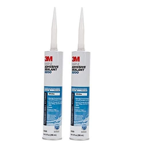 3MMarine 5200 Adhesive/Sealant, White, 10 fl oz (2 Pack)