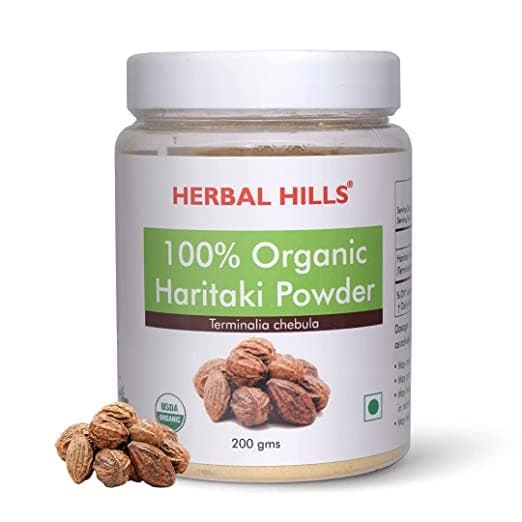 Herbal Hills Organic Haritaki Powder (200 Gms Pack of 2)
