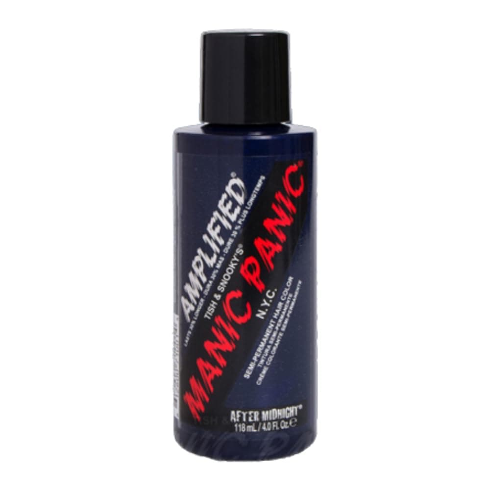 MANIC PANIC Amplified Semi-Permanent Hair Color Bottle, 4 oz, After Midnight