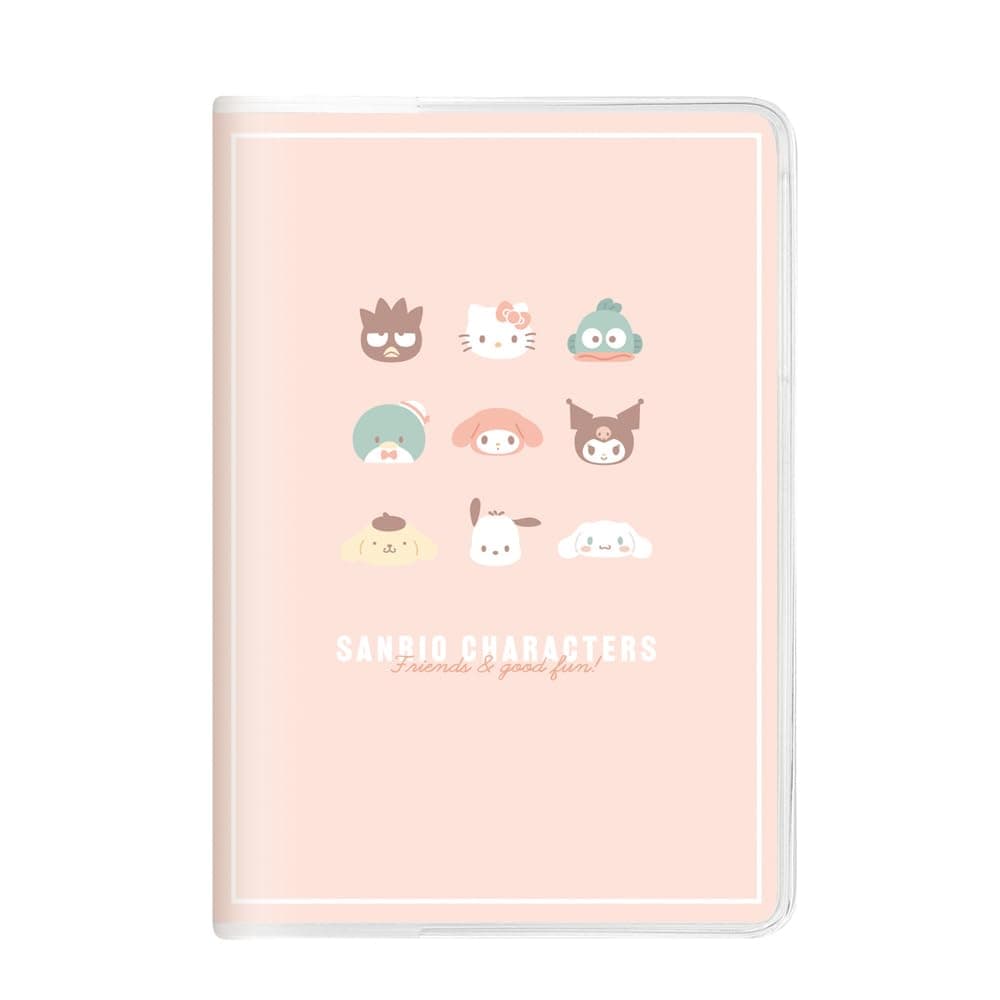 Kamio Japan Sanrio Notebook, 2024 B6, Monthly Cute Face, 302798 (Begins October 2023)