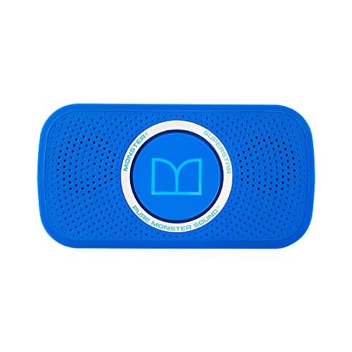 Monster MSP SPSTR BT BL N-BL WW Power Superstar High Definition Bluetooth Speaker (Blue)-Ultra compact, Water-resistant