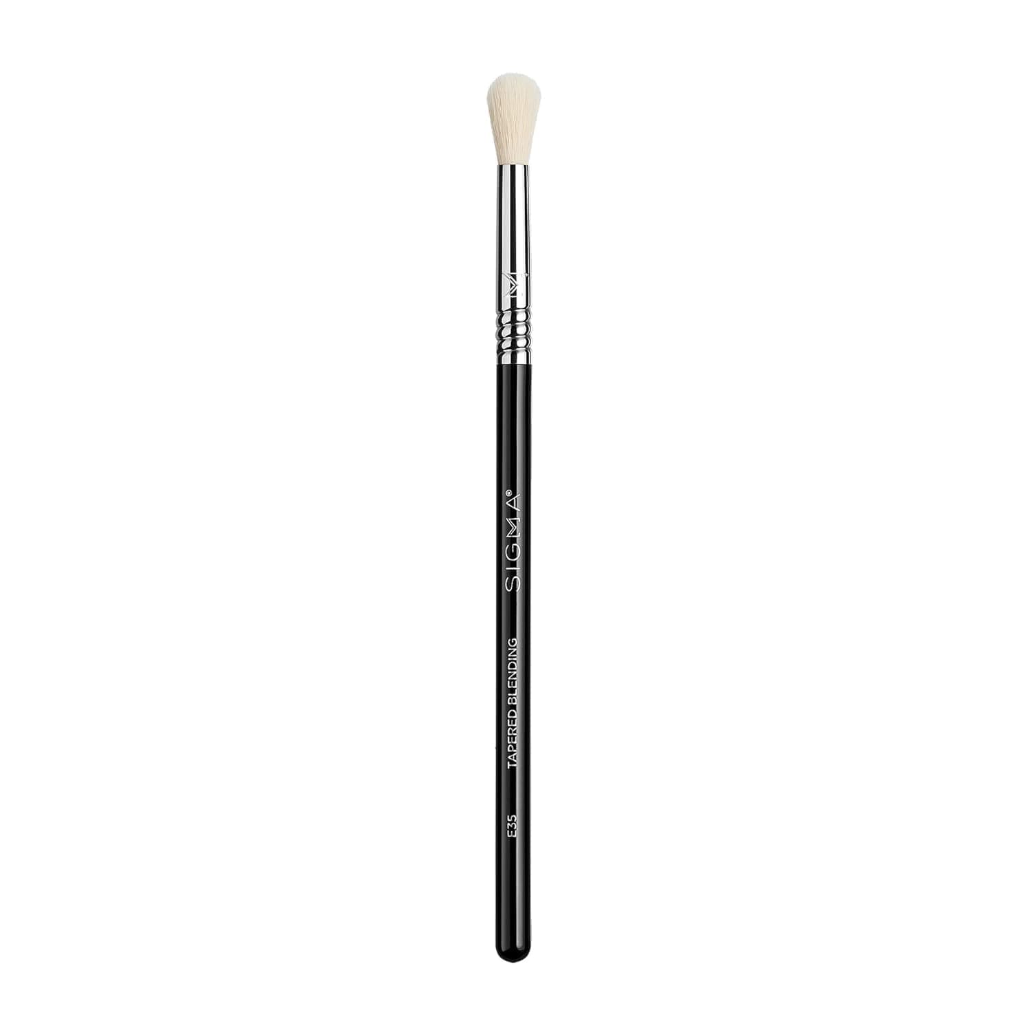 E35 - Tapered Blending Brush. Professional eyes makeup brushes, Cruelty-free & vegan, Water-proof & soft synthetic fibers