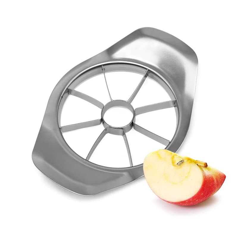 VENIQE Stainless Steel Apple Cutter with 8 Blades Fruit Slicer Kitchen Accessories Ultra-Sharp,Fruit Cutter (Pack of 1)