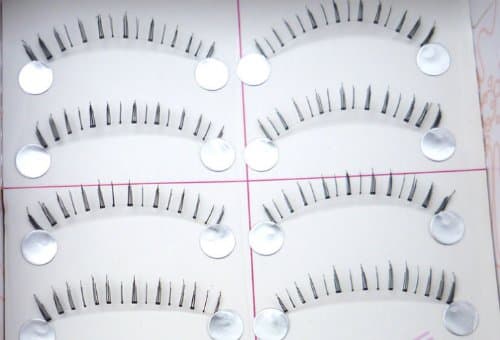 10 Pairs Makeup Natural Lower Bottom Coffee False Eyelashes Hx-15