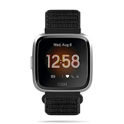 Relting Nylon Bands Compatible with Fitbit Versa Versa 2/Versa Lite/Versa SE/Versa Special Edition, Soft Adjustable Breathable Sport Replacement Strap Band Accessories Wristband for Versa Smartwatch