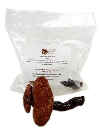 Dried Whole Reishi Medicinal Mushrooms - 1 Oz Dry Japanese Rieshi Fungi: Great for Herbal Tea