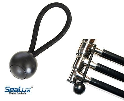 SeaLux Bungee Cord Security Strap for Telescoping Swim boat ladder (4-Step Ladder Strap) by SeaLux