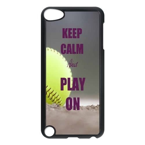WEUKK softball iPod Touch 5 phone case, diy phone case for iPod Touch 5 softball, diy softball cover case