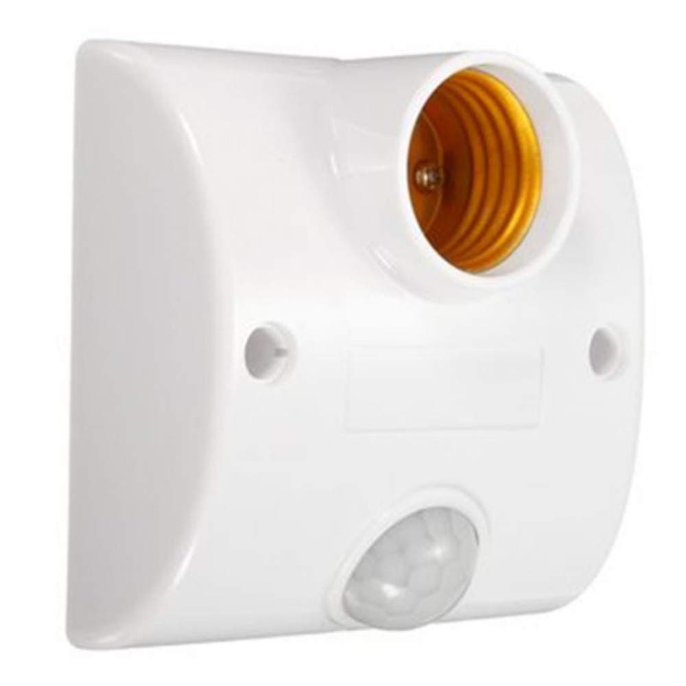 220 V para E27 PIR módulo infrarrojo interruptor Sensor de movimiento LED luz Titular de la lámpara interruptor de Control