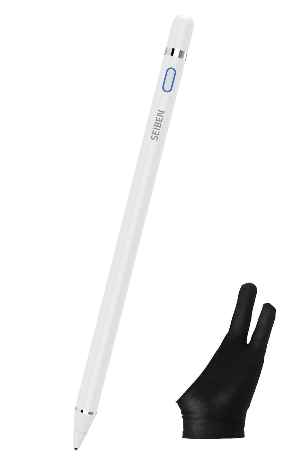 - SEIBEN Universal Stylus Pen Compatible With Ios &Android Enabled Devices, High Precision & Sensitivity,Rechargeable Stylus Works With All The Mobiles/Tabs Free Glove Inside The Box,Smartphone, White