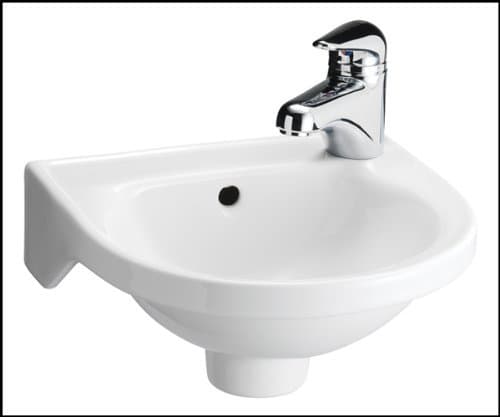 Barclay Rosanna Wall Hung Basin Sink White