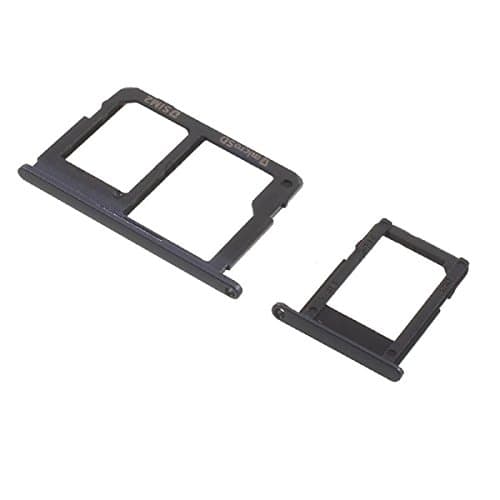 Dual SIM Card Tray Holder Replacement for Samsung Galaxy J5 Prime J7 Prime (Black)