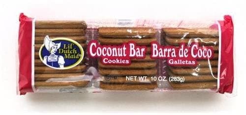 Lil' Dutch Maid Coconut Bar Cookies, 10-Ounce Package, (Pack of 12)