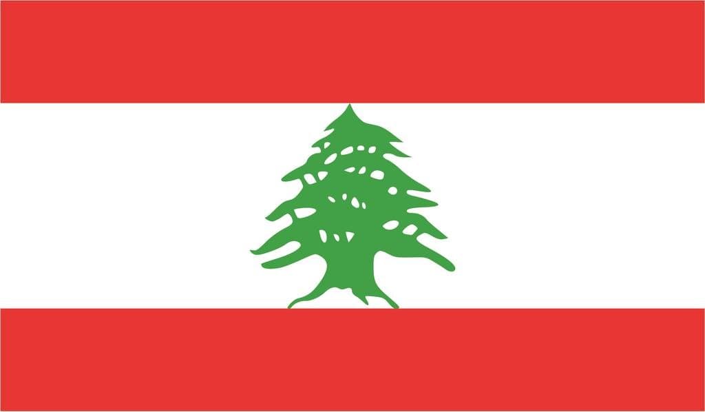 JMM Industries Lebanon Flag Vinyl Decal Sticker الجمهورية اللبنانية Lebanese Car Window Bumper 2-Pack 5-Inches by 3-Inches Premium Quality UV-Resistant Laminate PDS465