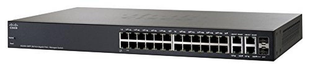 Cisco 28-Port Gigabit PoE+ Managed Switch (SG300-28PP-K9-NA)