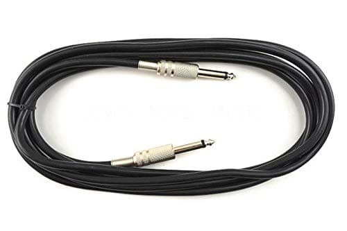Neostar 3 Meter 6.35mm Mono Male to 6.35mm Mono Male Cable Wire Cord for Guitar Bass Instrument