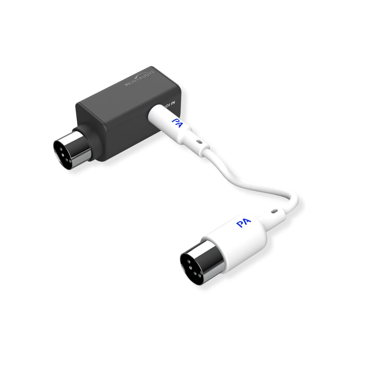 Wireless MIDI Adapter, MIDI Mate Ultra Low Latency Adapter for Synthesizer Digital Wind Guitar Pedal Digital Piano Keyboard to MIDI Devices, Mac OS/iOS Devices