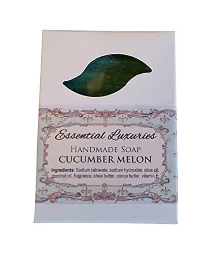 Cucumber Melon Soap - Exfoliating - Poppy Seed