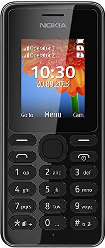 Nokia CELLULARE 108 BLACK DS DUAL SIM-ASTI-ECONOMICO