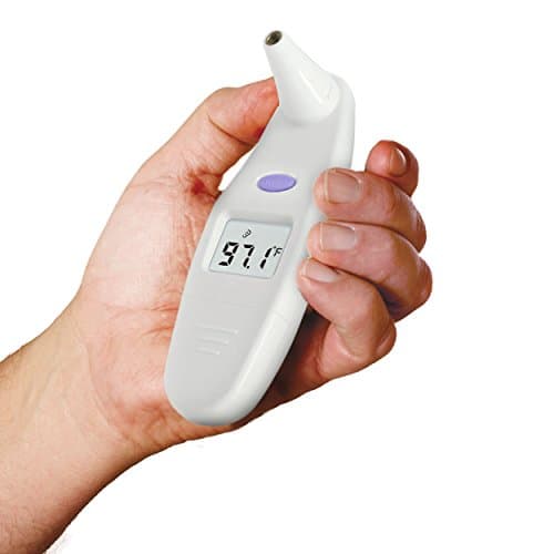 Digital Infrared Ear Thermometer - One of the Best Selling Digital Ear Thermometers - Great Baby and Infant Ear Thermometer - Perfect In-Ear Thermometer for Kids - Surpasses those old Oral Thermometers - Hassle-Free 100% SATISFACTION GUARANTEE!